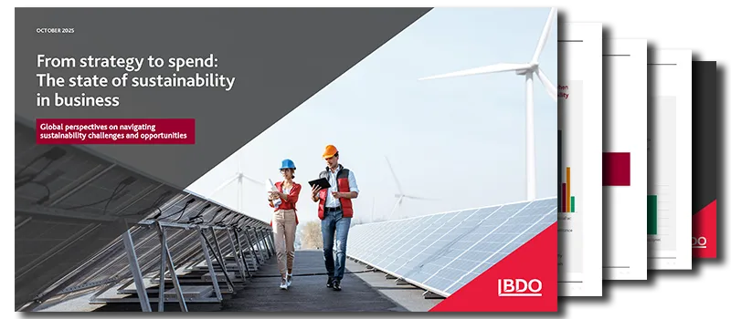 Global sustainability survey report thumbnail