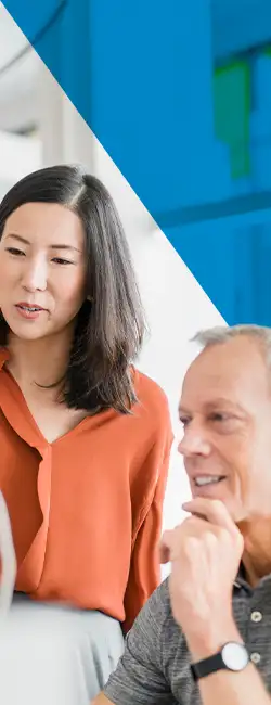 Decorative image of lady smiling