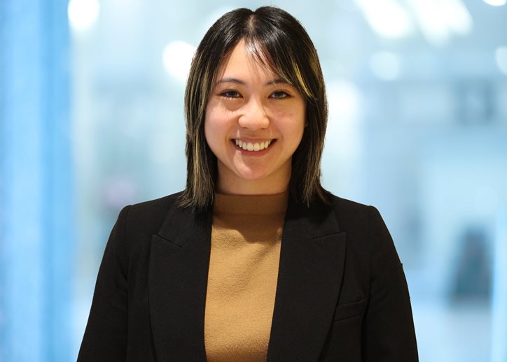 Stephanie Wong smiling at the camera. 