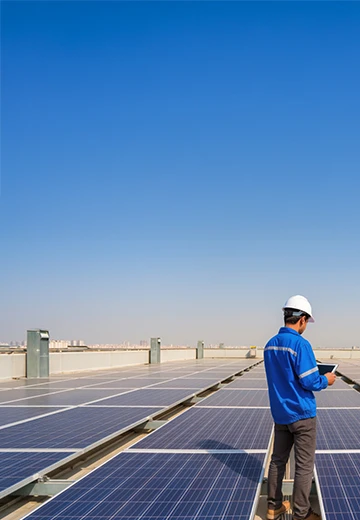 Rooftop solar panels