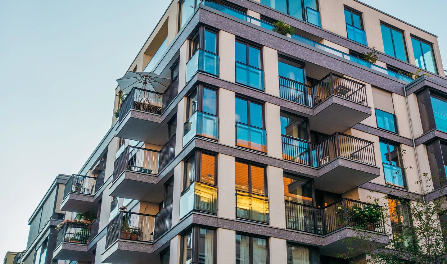 Apartment building in Australia.