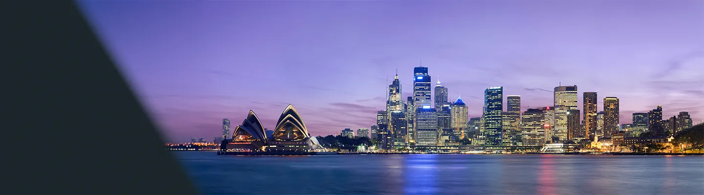 Sydney skyline.