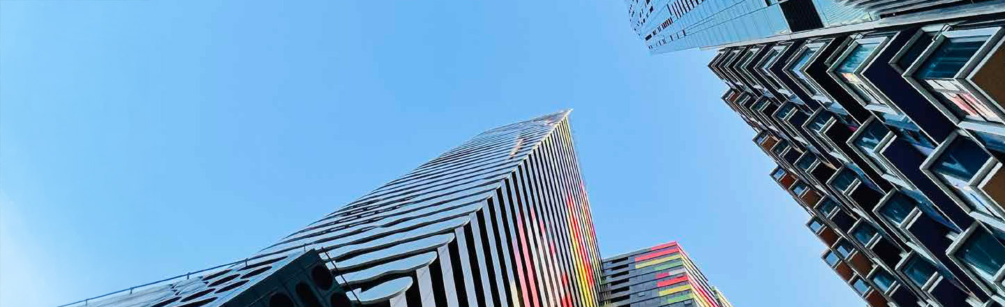 Decorative image of buildings.