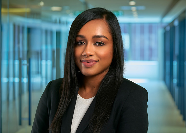 Olivia Raithatha smiles at the camera