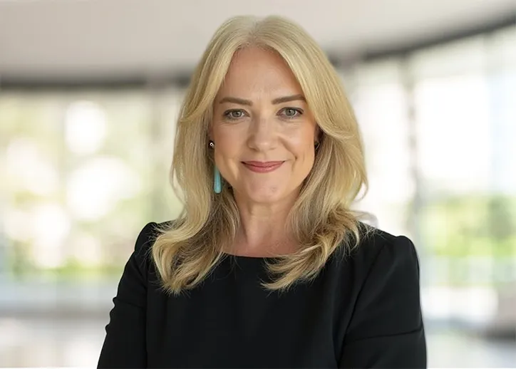 Katie Bourne smiles at the camera