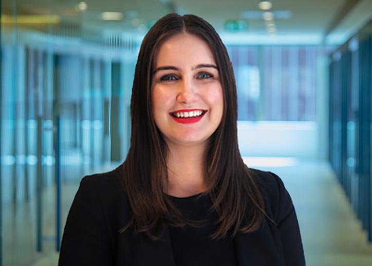 Verity Rankine, Business Services, smiling at the camera.