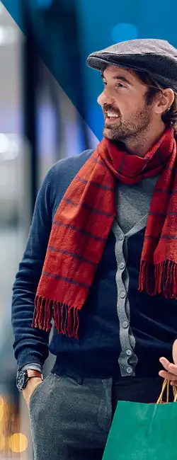 Decorative image of a man with a hat.