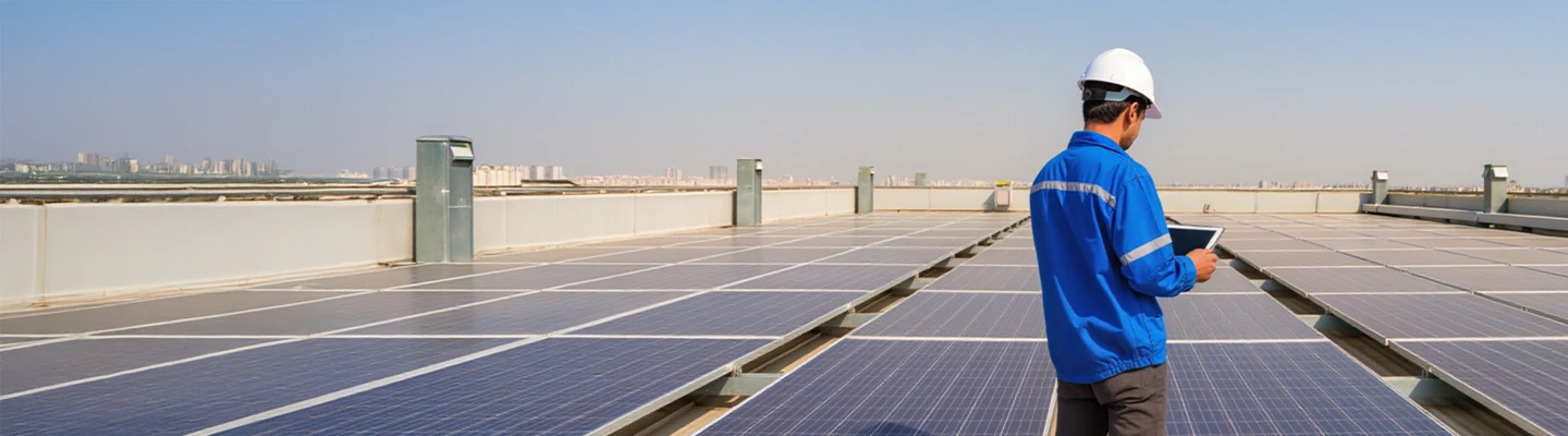 Rooftop solar panels