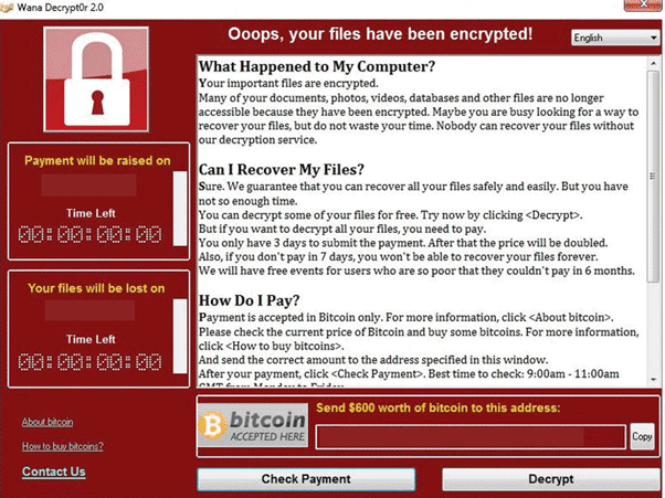 WannaCrypt Malware