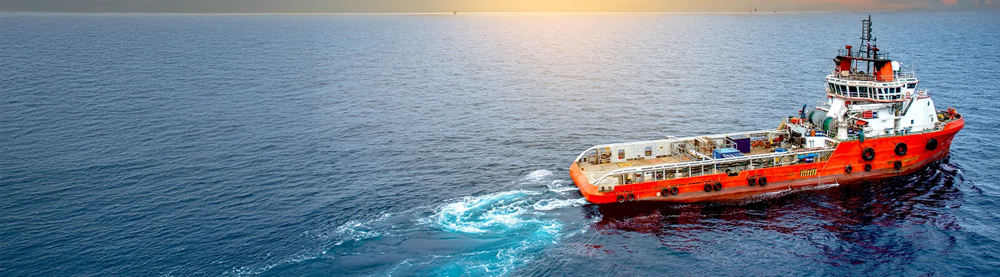 Vessel on the water