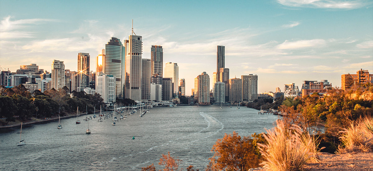 A view of Brisbane CBD