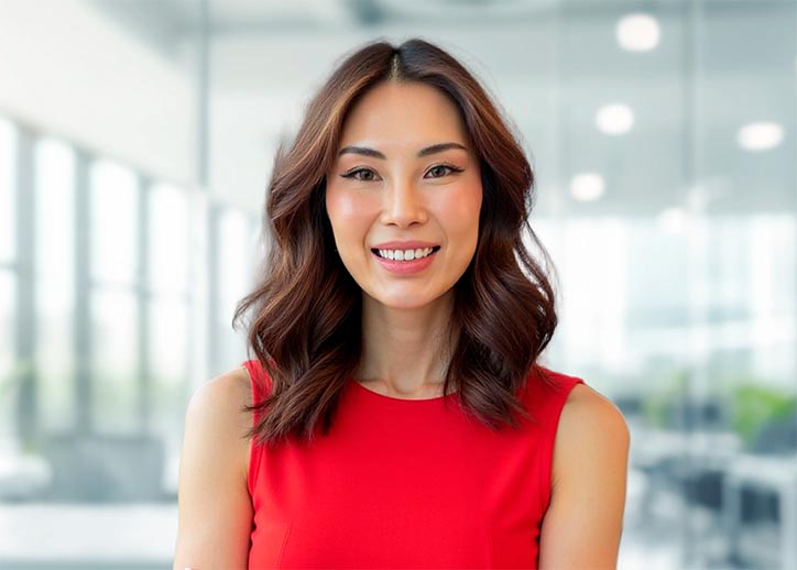 Janice Wong, audit & assurance, smiling at the camera.