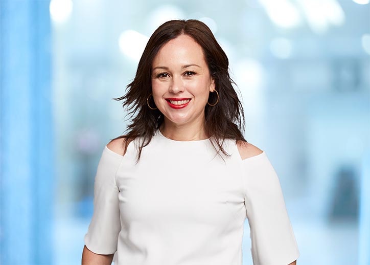 Tanja Vukasovic, business development, smiling at the camera.