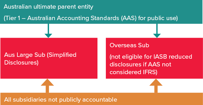 Australian ultimate parent entity - Tier 1 Australian Accounting Standards (AAS) for public use