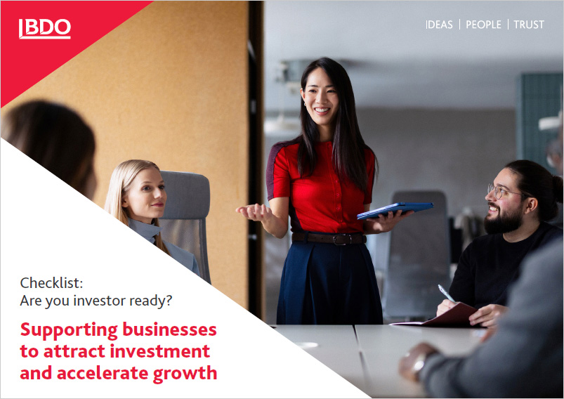 BDO Investment Readiness checklist