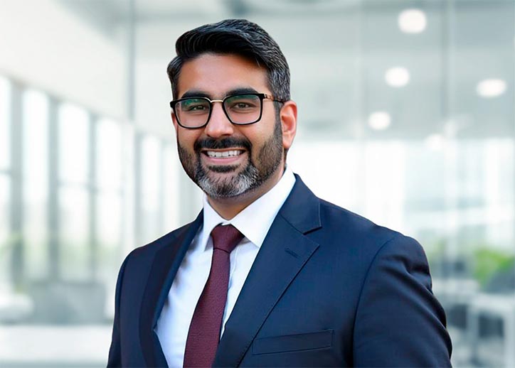 Jai Girdhar, advisory, smiling at the camera.