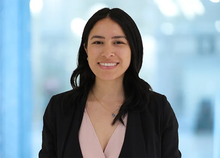 Natalia Gomez smiling at the camera. 